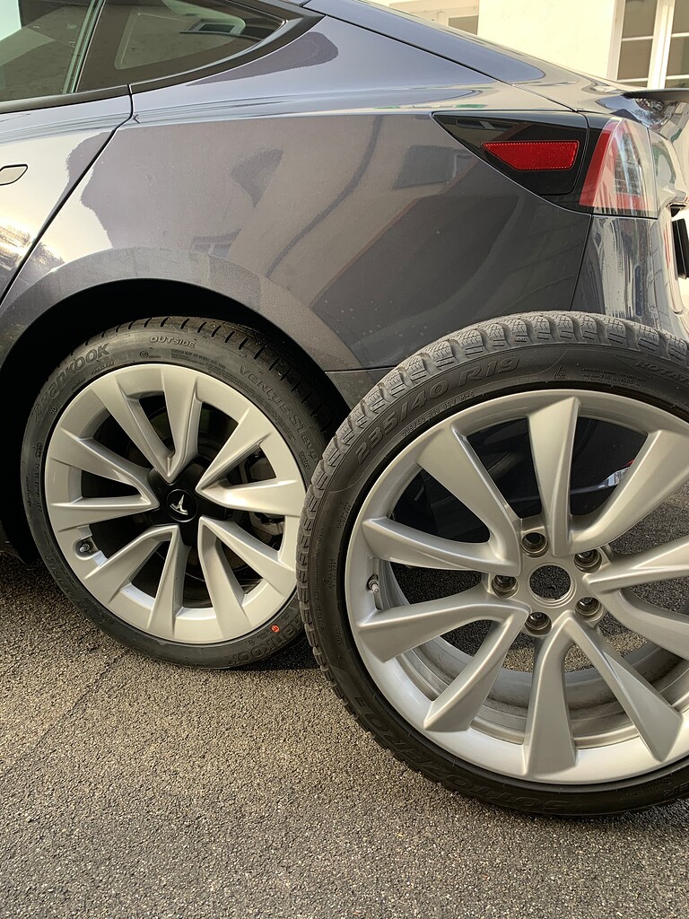 Verwunderlich Tesla Model 3 Winterreifen Bilder