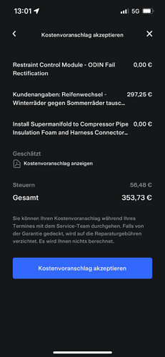 Kostenvoranschlag