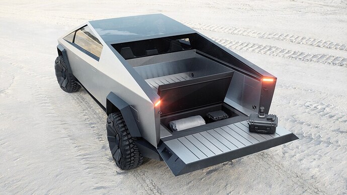 Tesla-Cybertruck-Electric-Pickup-Truck-Bed-with-In-Bed-Trunk-Open