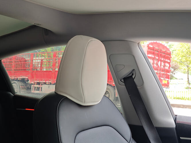 tesla headrest cover