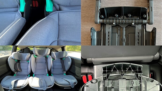 3 Kindersitze im Model Y