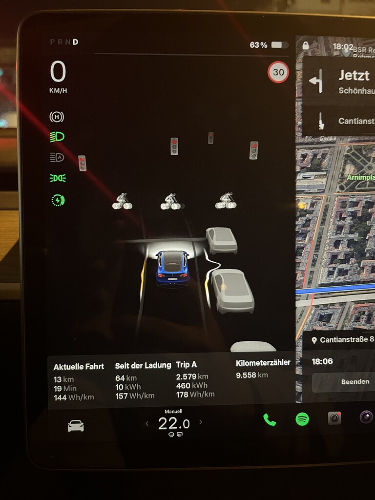 Tesla Rekuperation Ausschalten