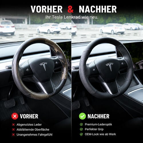 Tesla Lenkradbezug