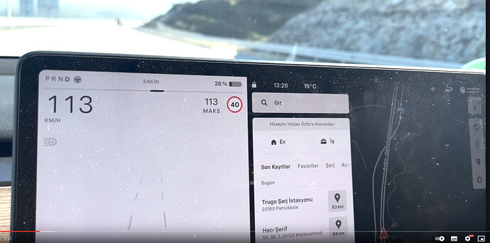 DE Tesla in TR mit Navi
