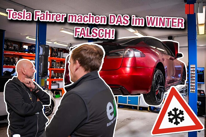 Tesla Akku Gesundheit- was tun im Winter