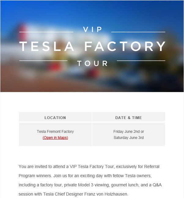 VIP Factory Tour / Model 3 Vorstellung - Model 3 Allgemeines - TFF ...