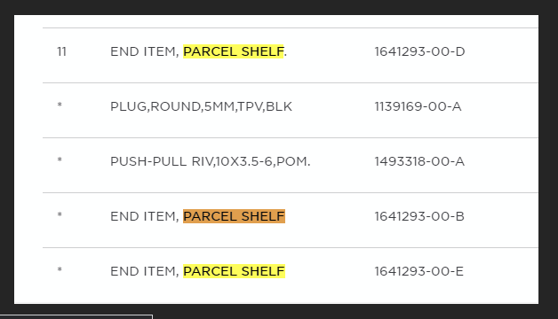 Parcel-Shelf-4-teilig