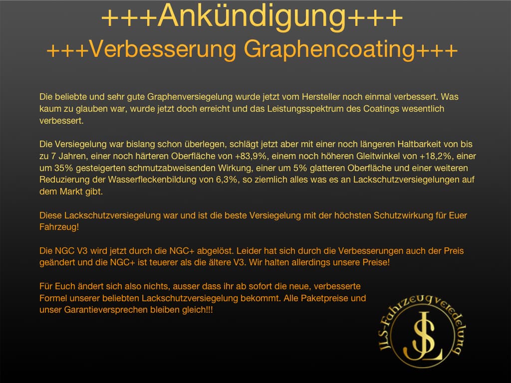 Ankündigung Graphenverbesserung