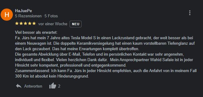 Jürs Rezension